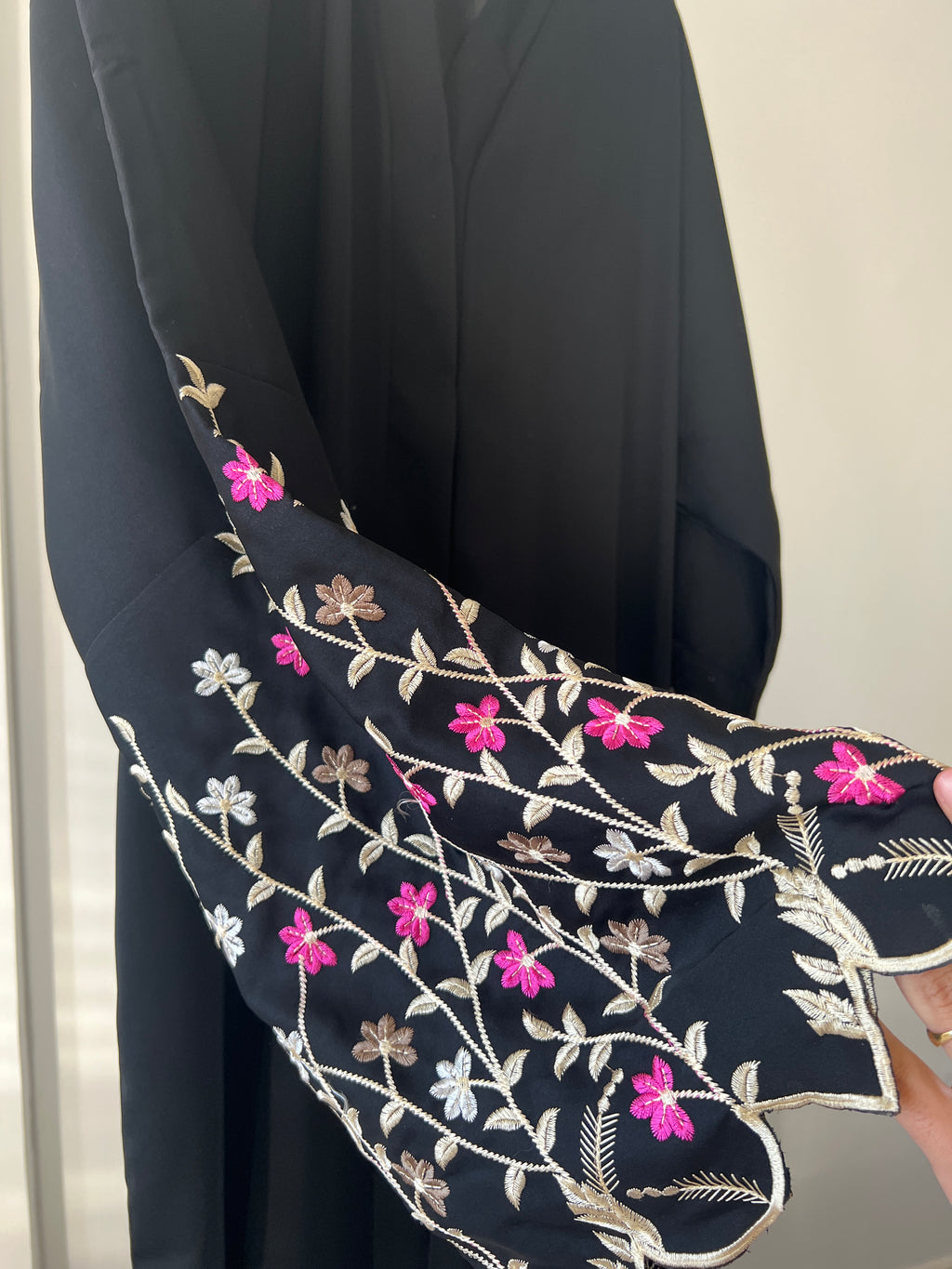 Abaya con flores 🌼