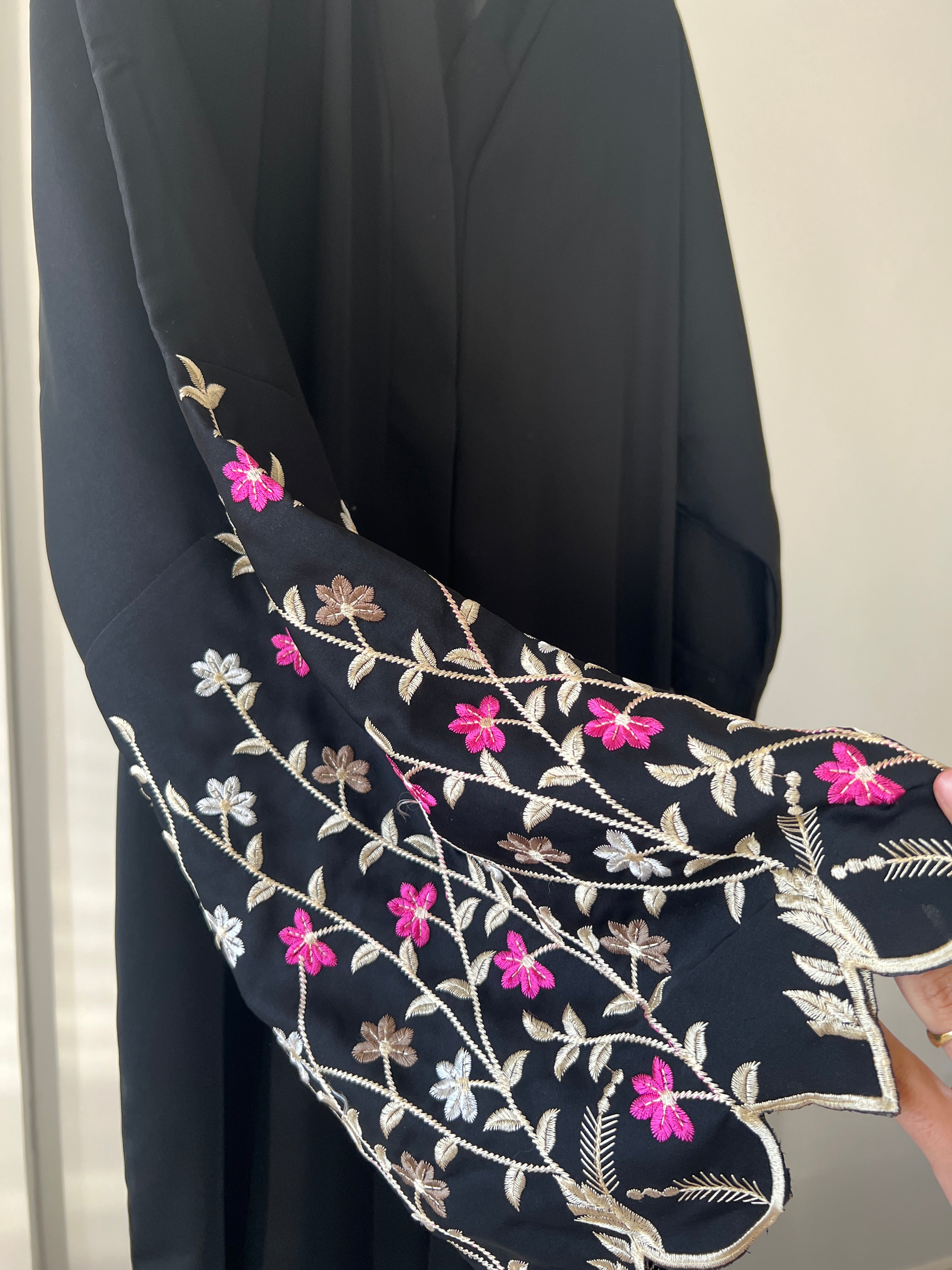 Abaya con flores 🌼