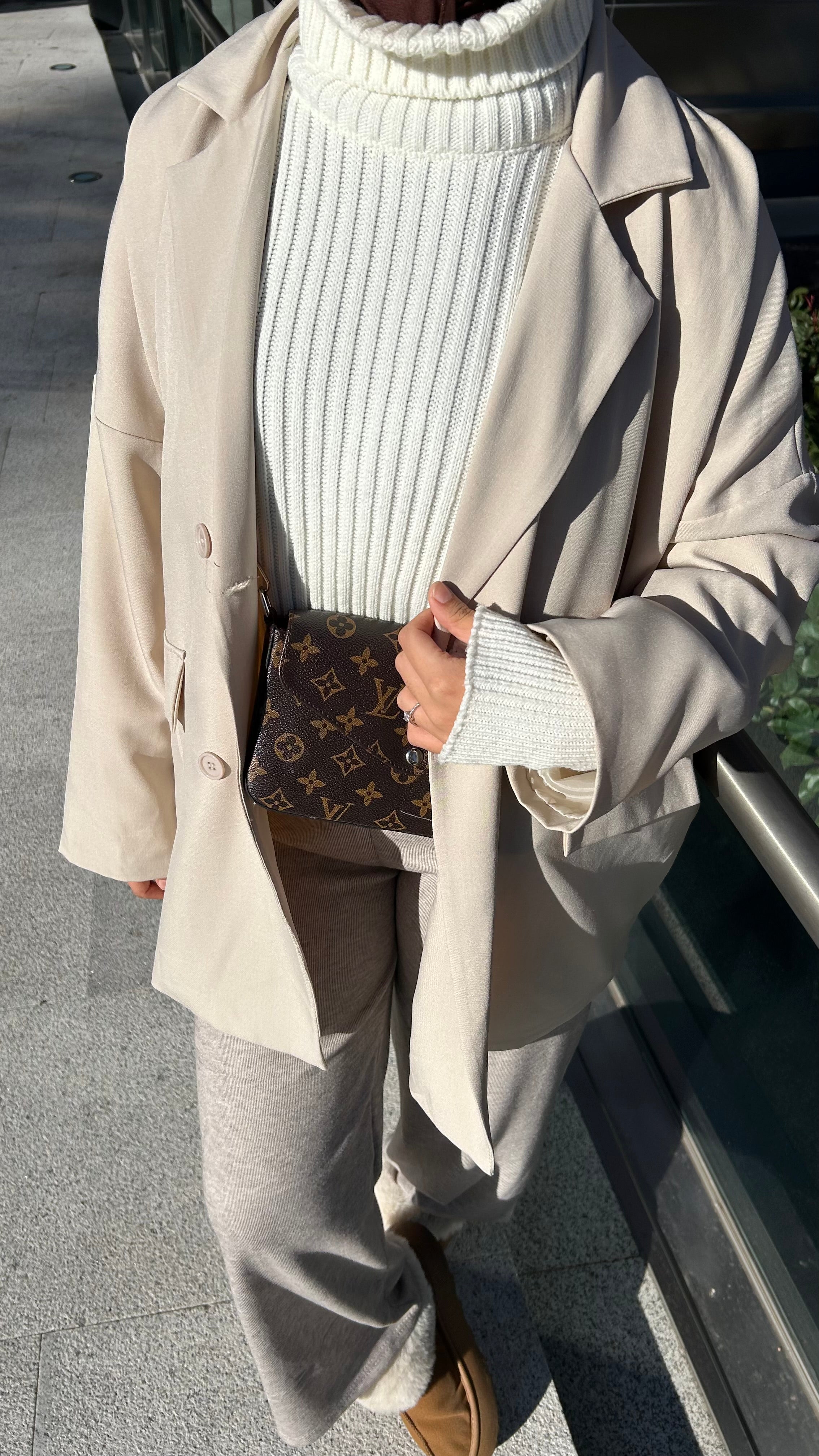 Blazer de gran tamaño