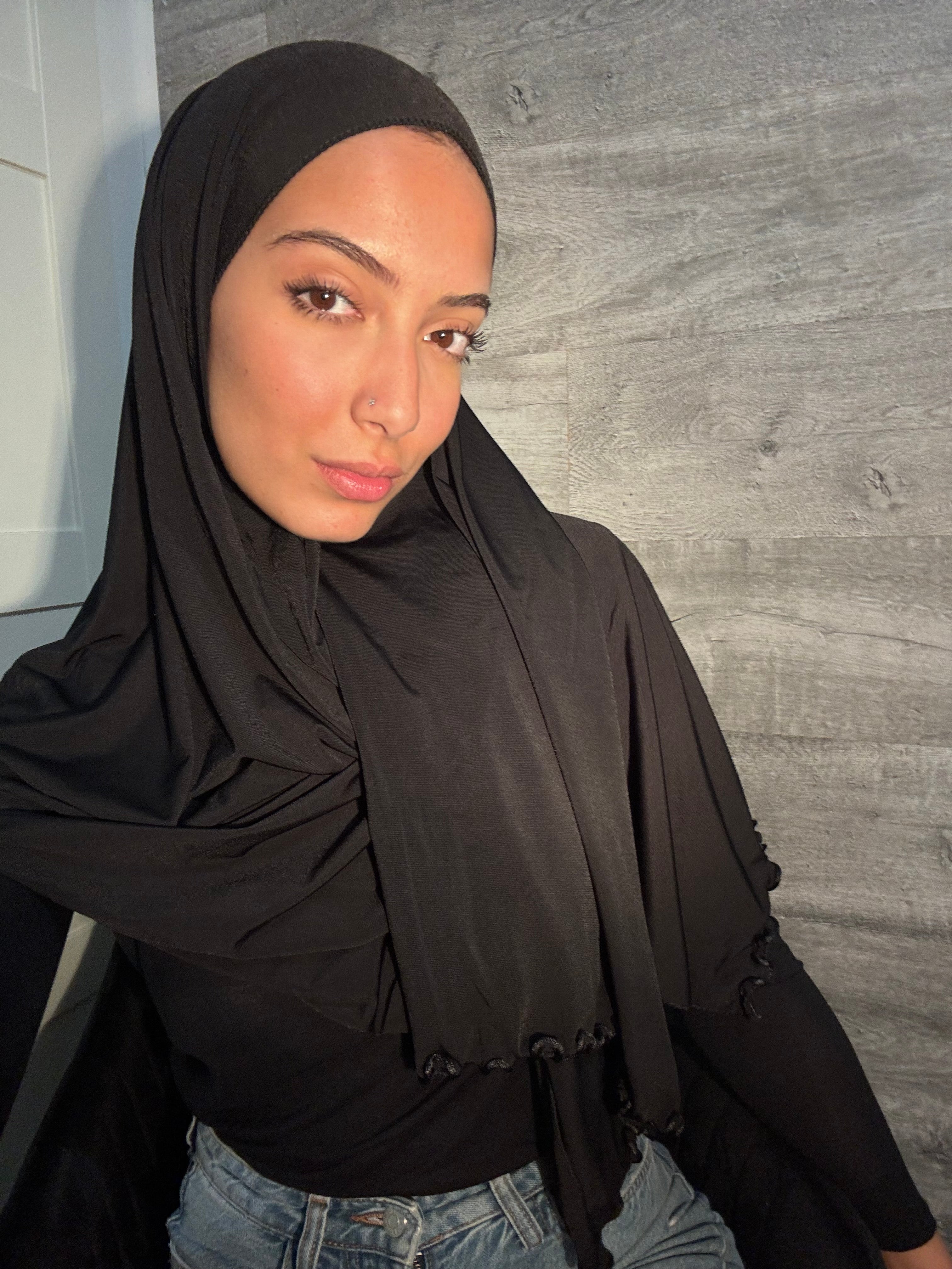 Jersey hijab ondulado