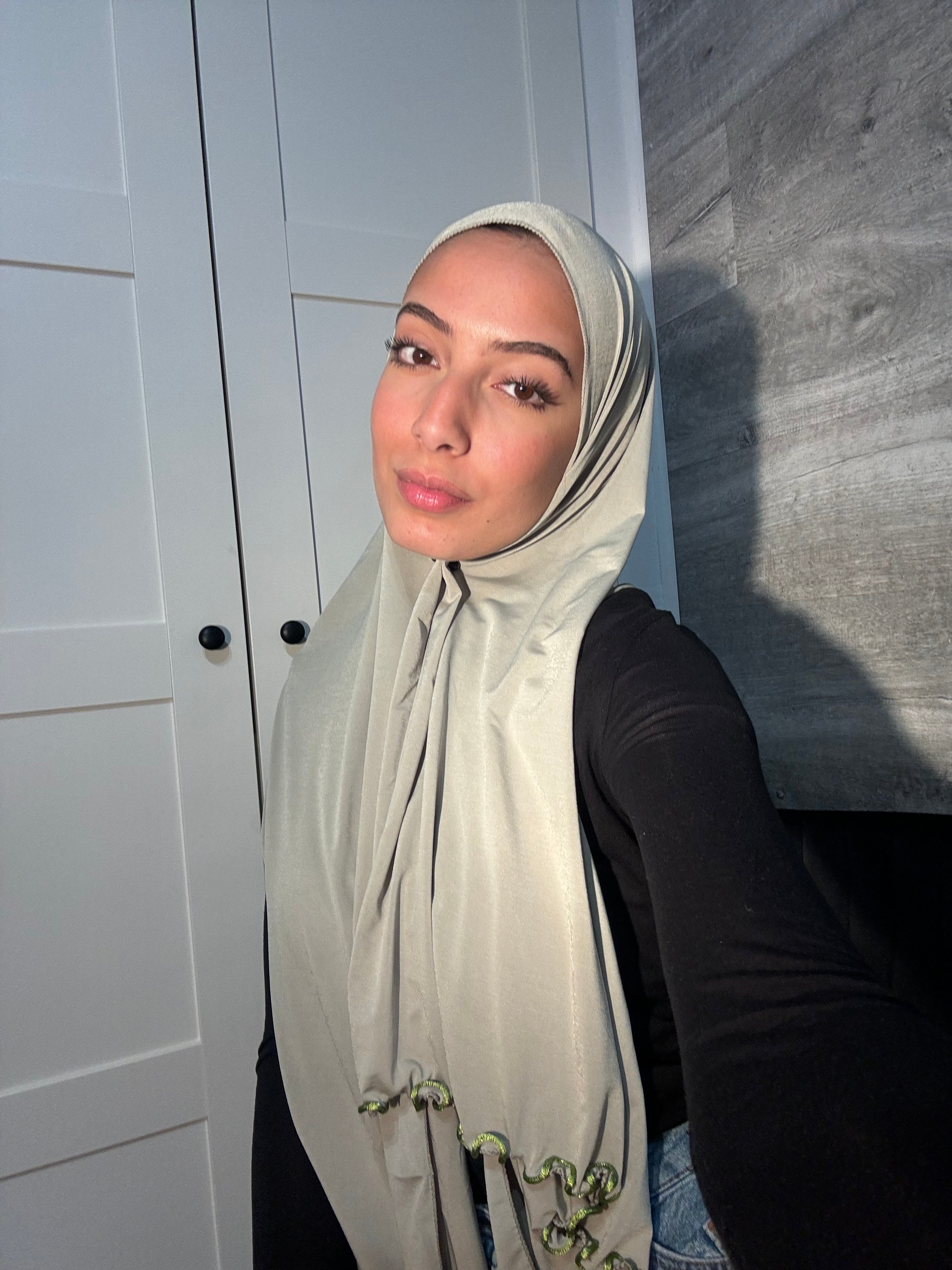 Jersey hijab ondulado