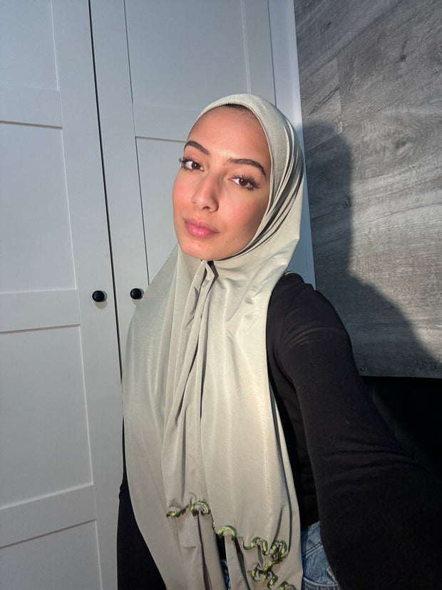 Jersey hijab ondulado