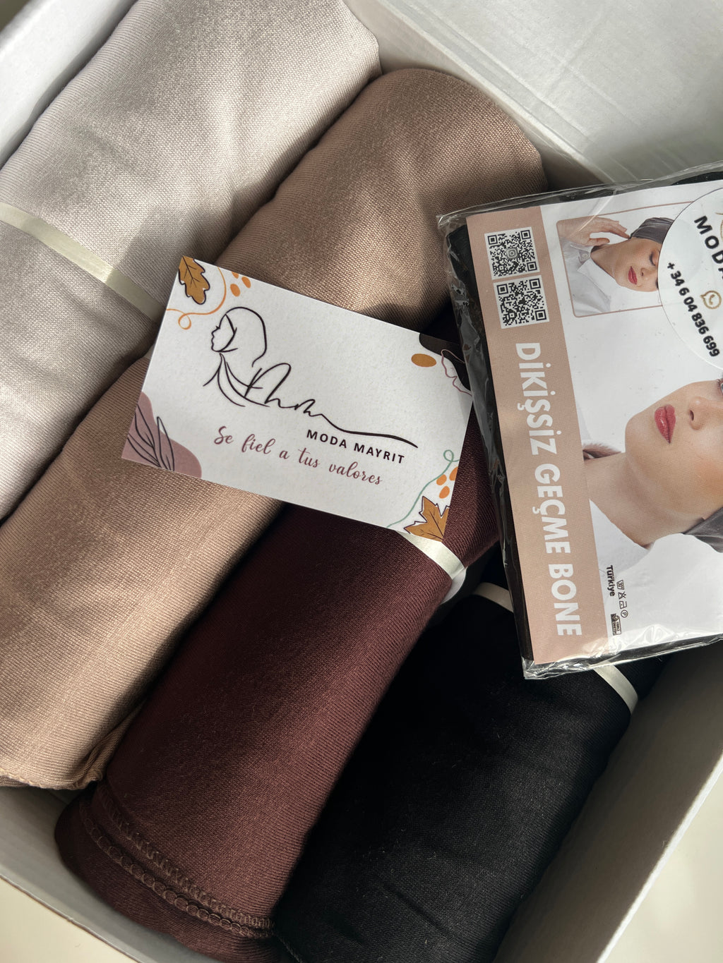 Jersey con hiyab en forma de caja