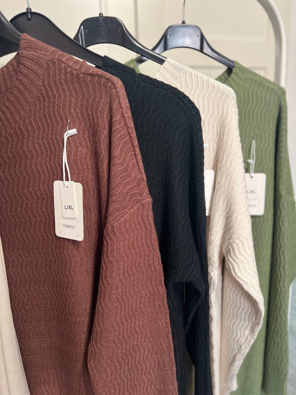 Vestido de punto ondulado