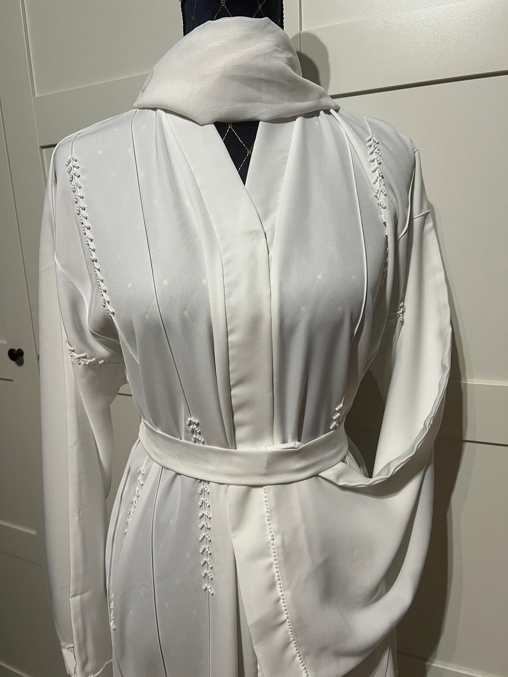 Abaya Perla Blanca