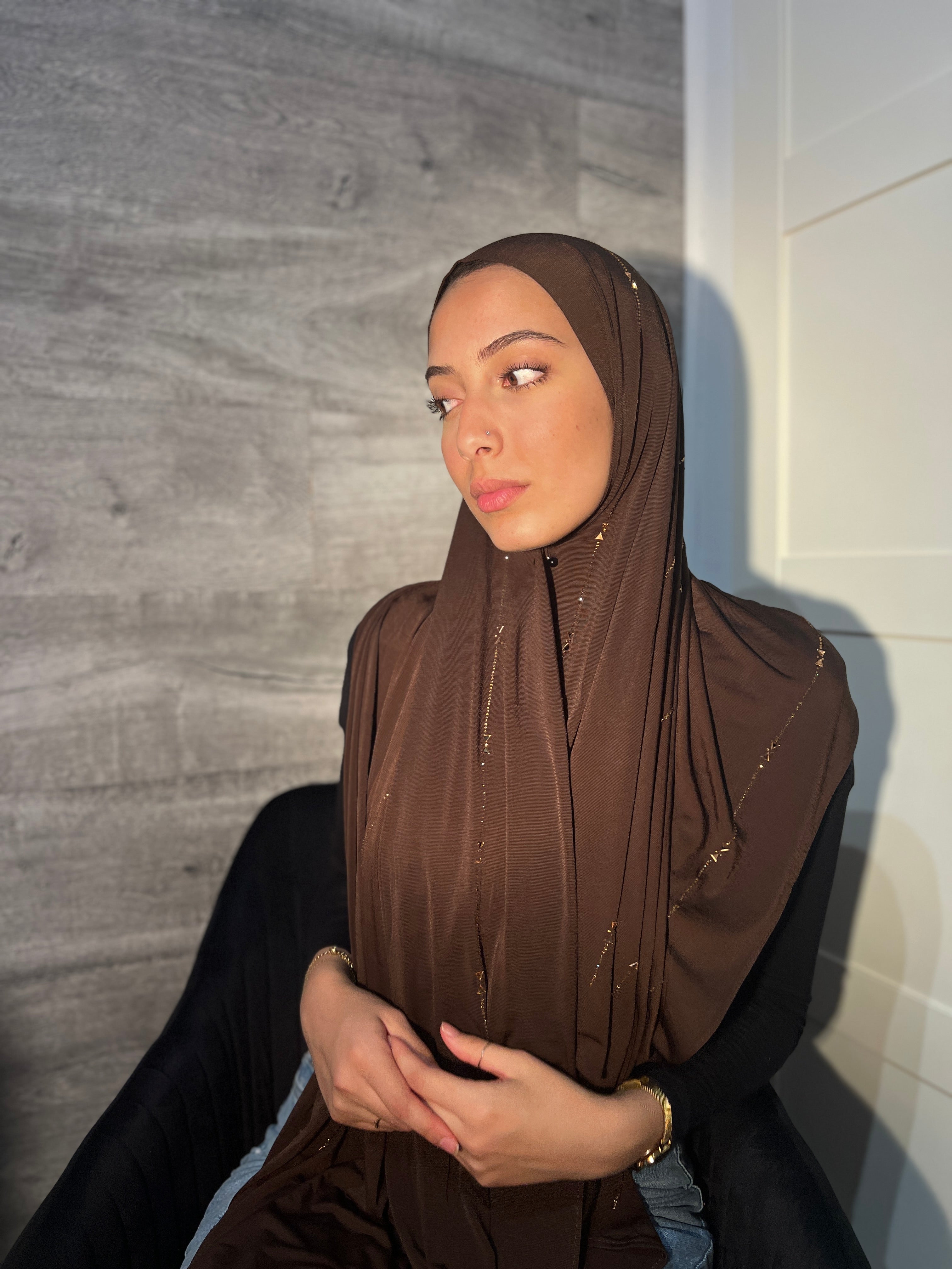 Hijab Jersey premium perla