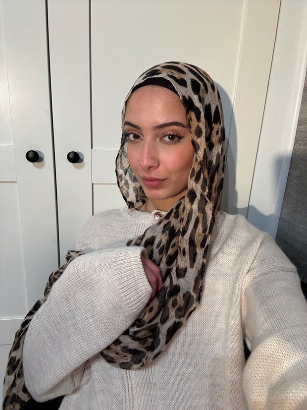 Hiyab de leopardo