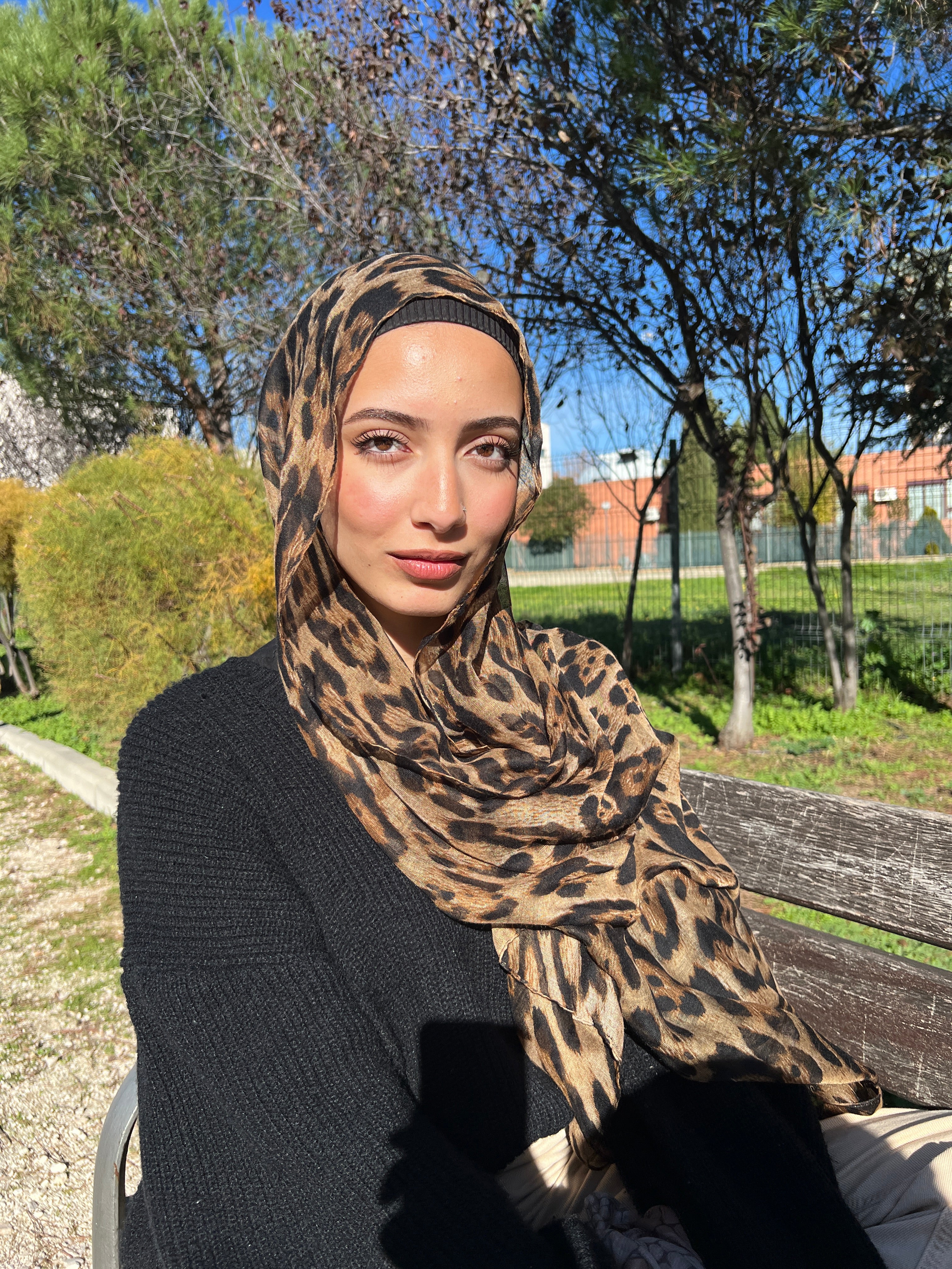 Hiyab de leopardo