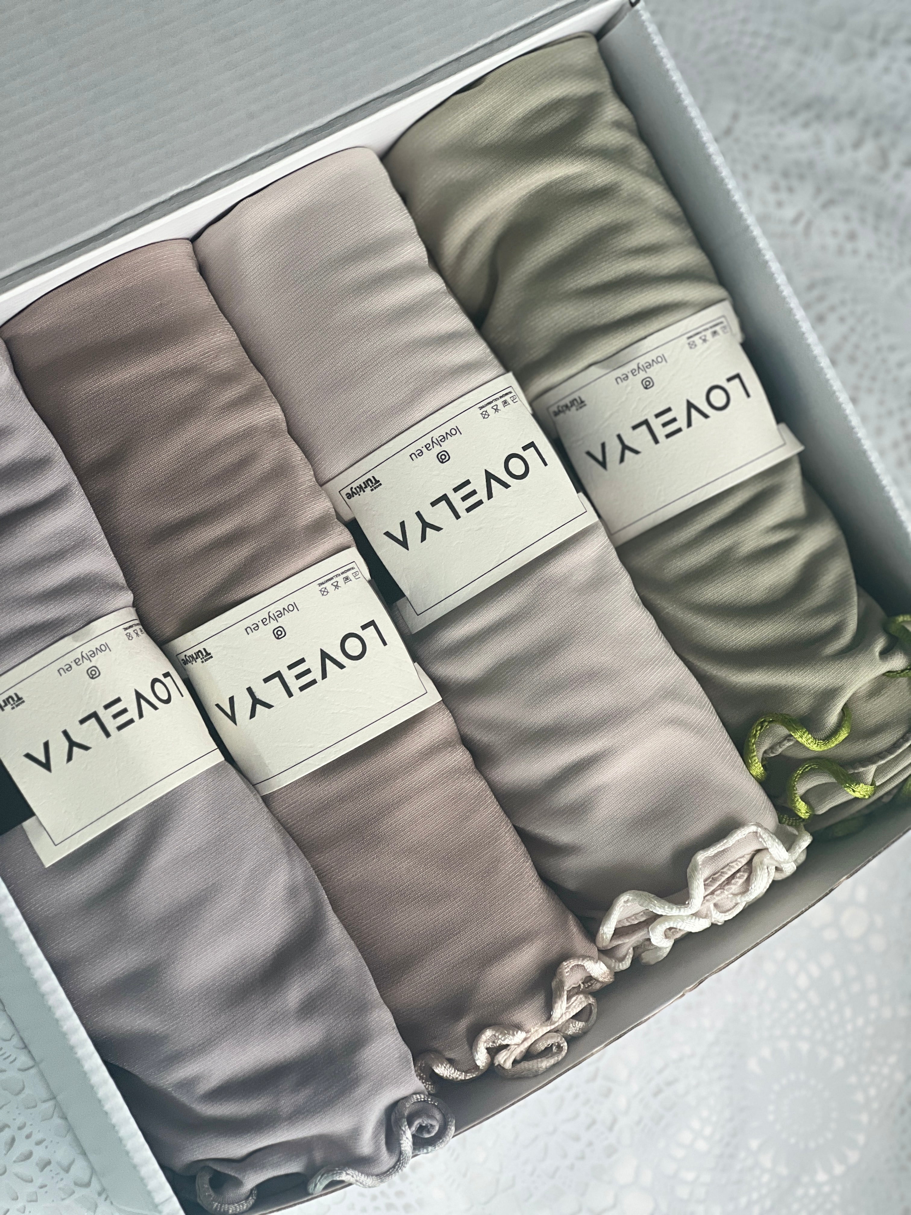 Box Hijab Jersey Ondulado