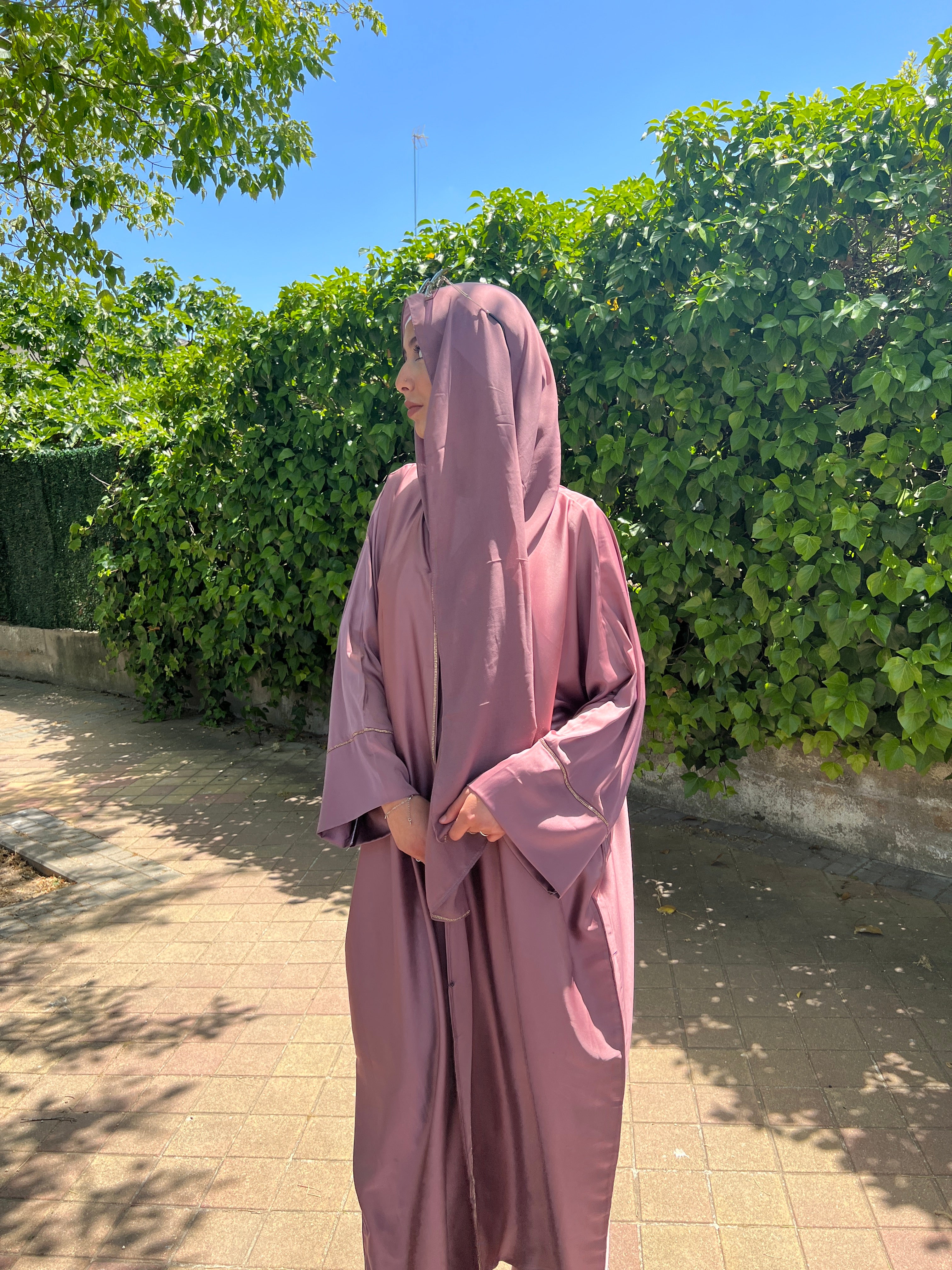 Abaya rosa