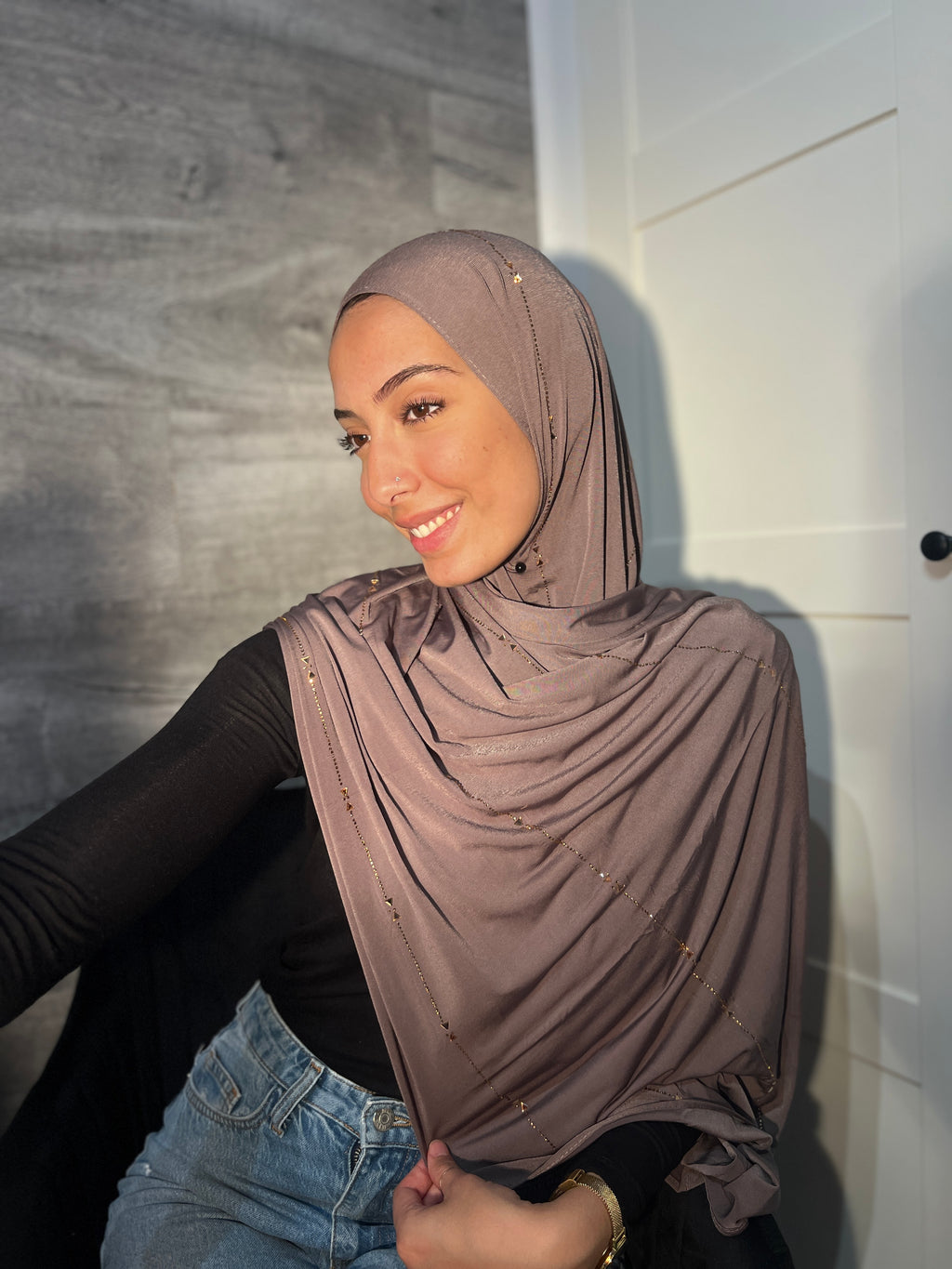 Hijab Jersey premium perla