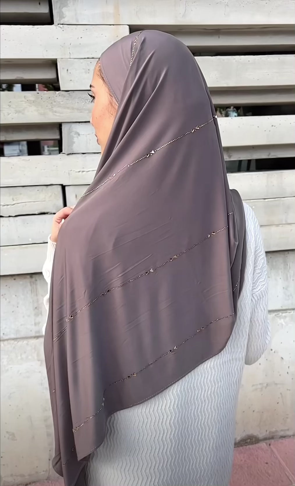 Hijab Jersey premium perla